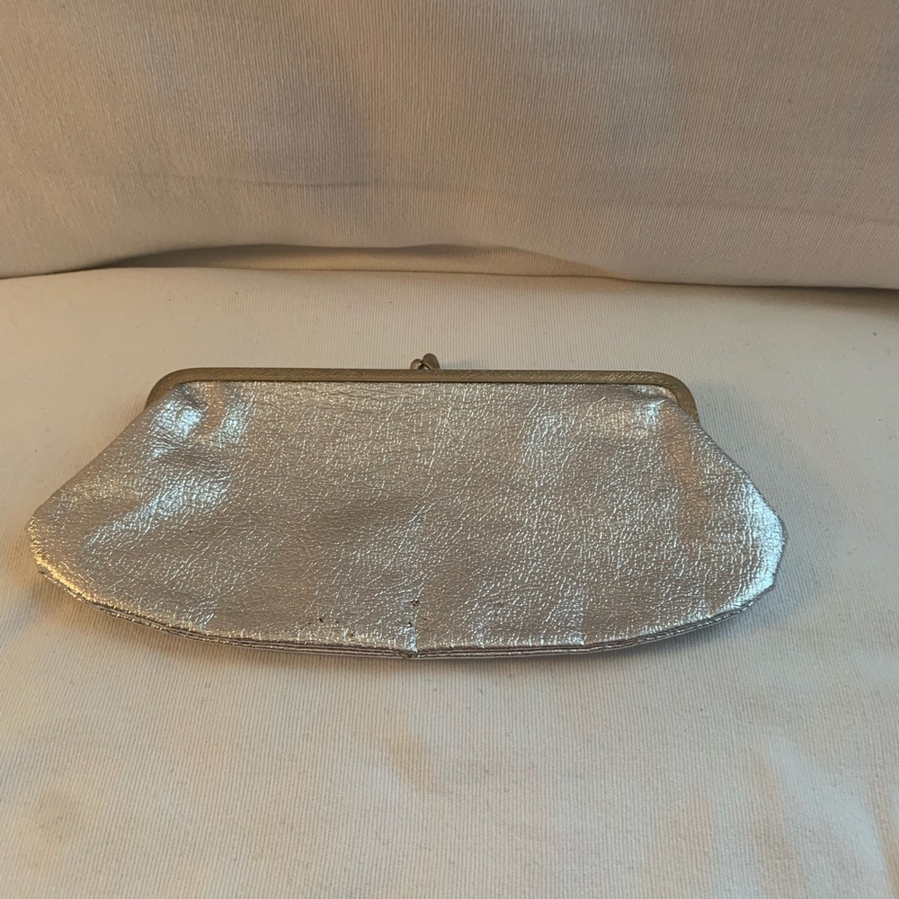 Vintage 1960’s Silver Clutch Bag